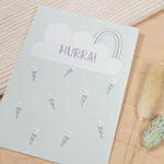 Postkarte "Hurra" Mint