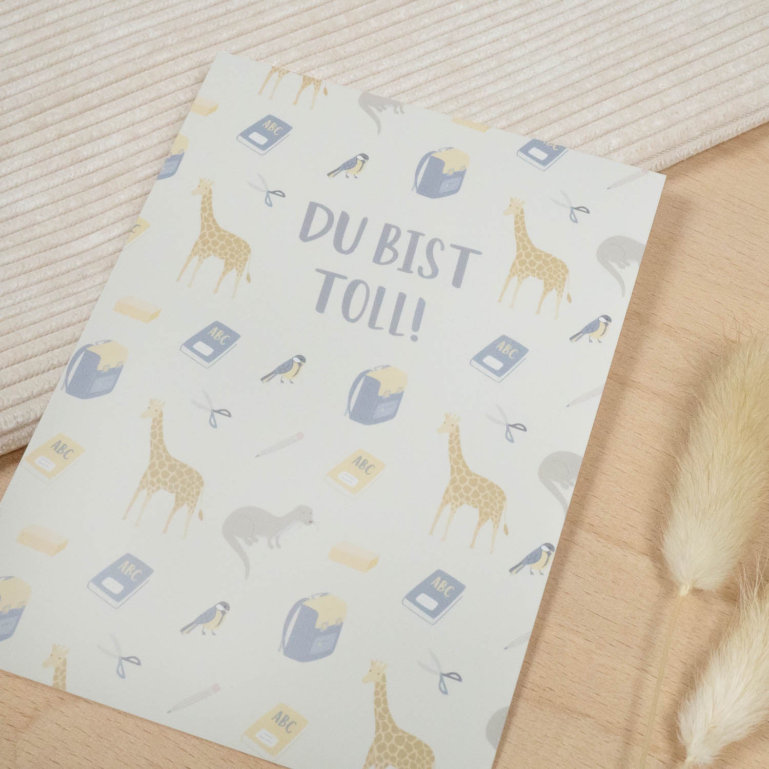 Postkarte "Du bist toll" Natur