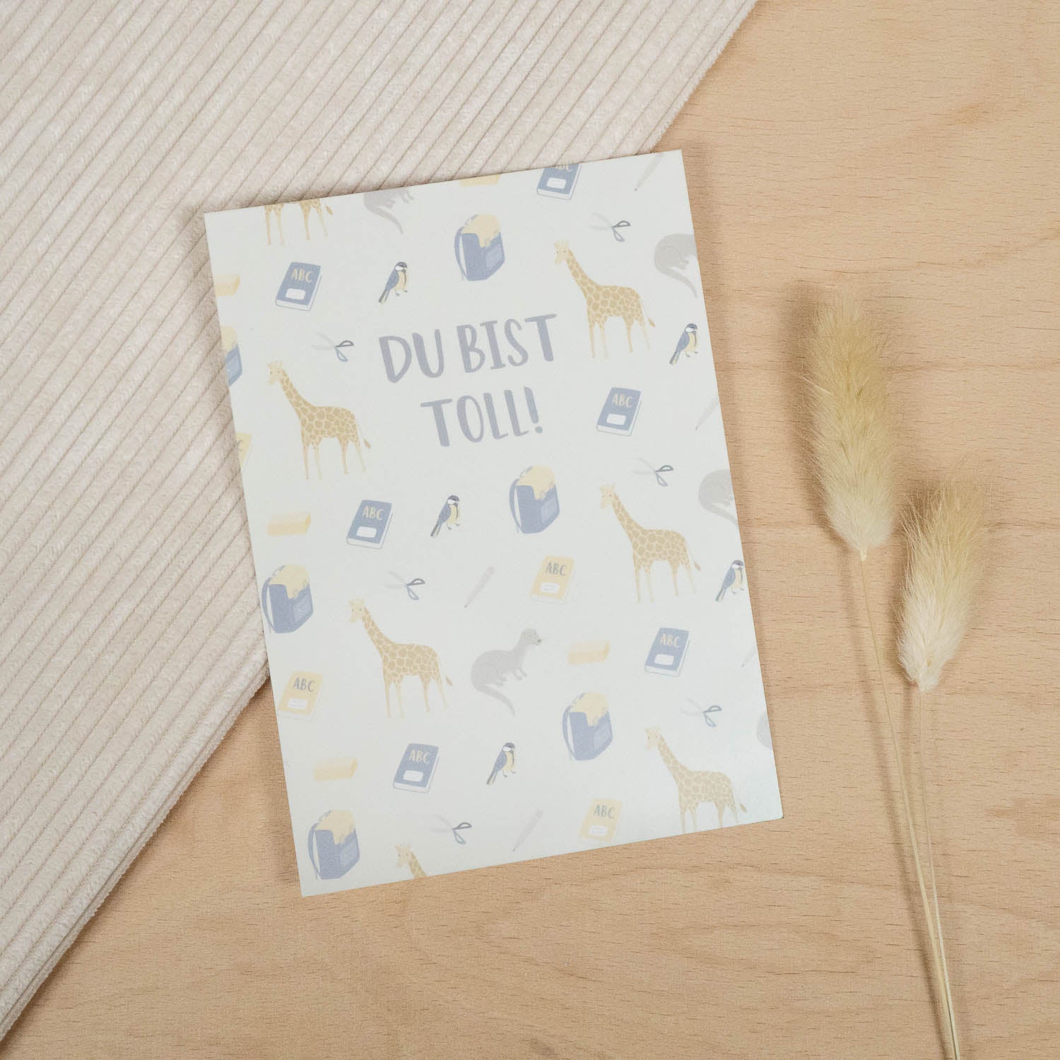 Postkarte "Du bist toll" Natur