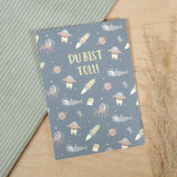 Postkarte "Du bist toll" Weltraum
