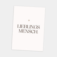 Postkarte Family "Lieblingsmensch"