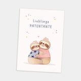 Postkarte "Lieblingspatentante"