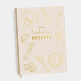 Rezeptbuch zum selber schreiben beige