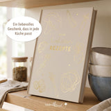 Rezeptbuch zum selber schreiben beige