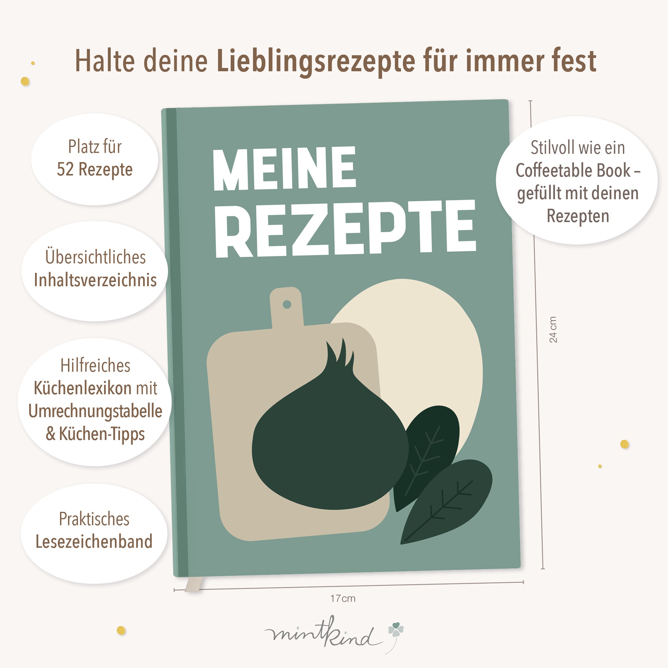 Rezeptbuch zum selber schreiben modern