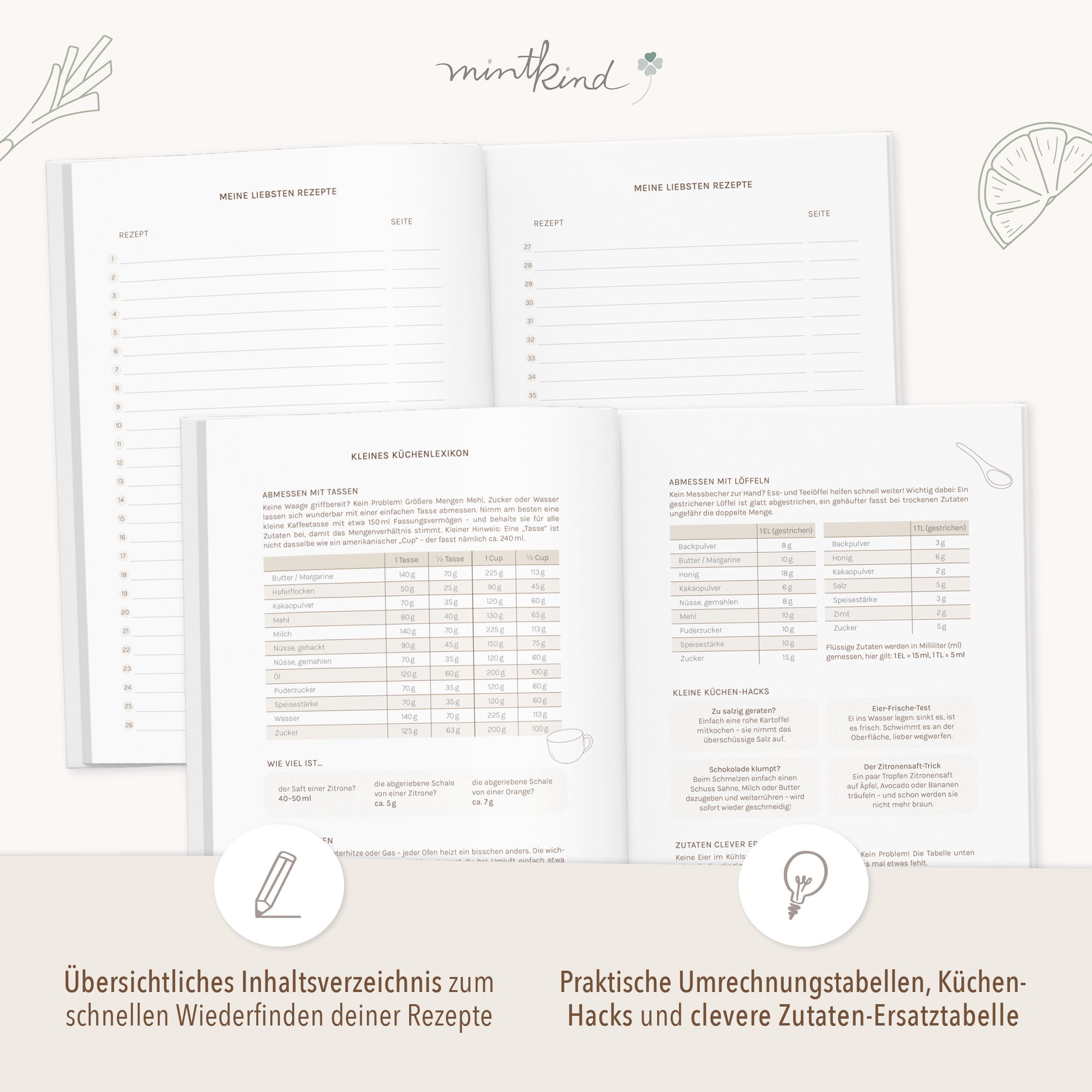 Rezeptbuch zum selber schreiben salbei