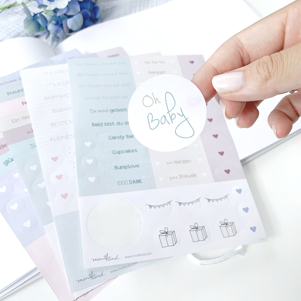 Sticker Set "Babyshower"