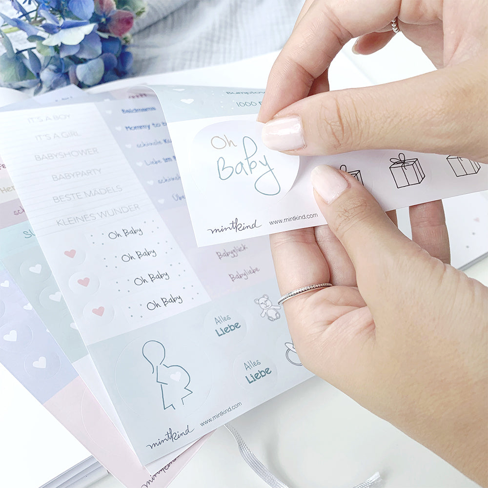 Sticker Set "Babyshower"
