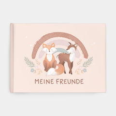 Freundebuch im Waldtiere-Design