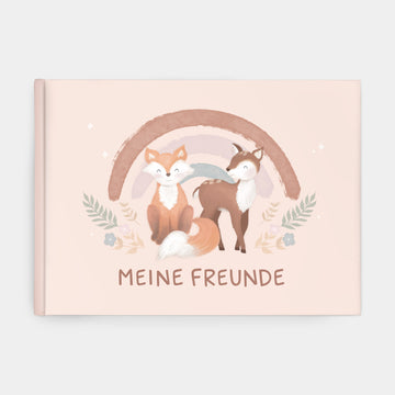 Freundebuch im Waldtiere-Design Grundschule