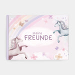 Freundebuch Schule Mädchen Einhorn