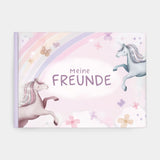 Freundebuch Schule Mädchen Einhorn