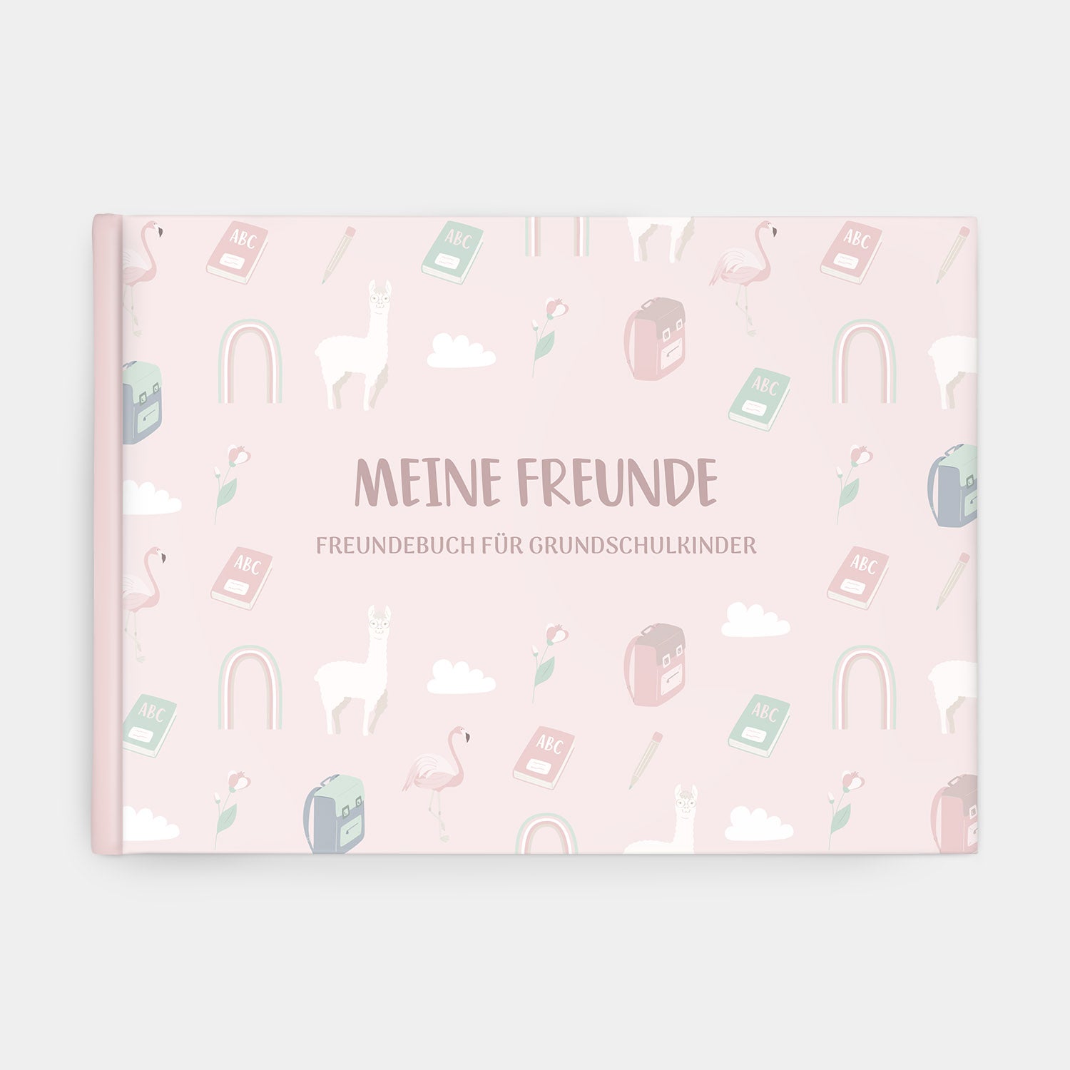 Freundebuch Schule Rosa