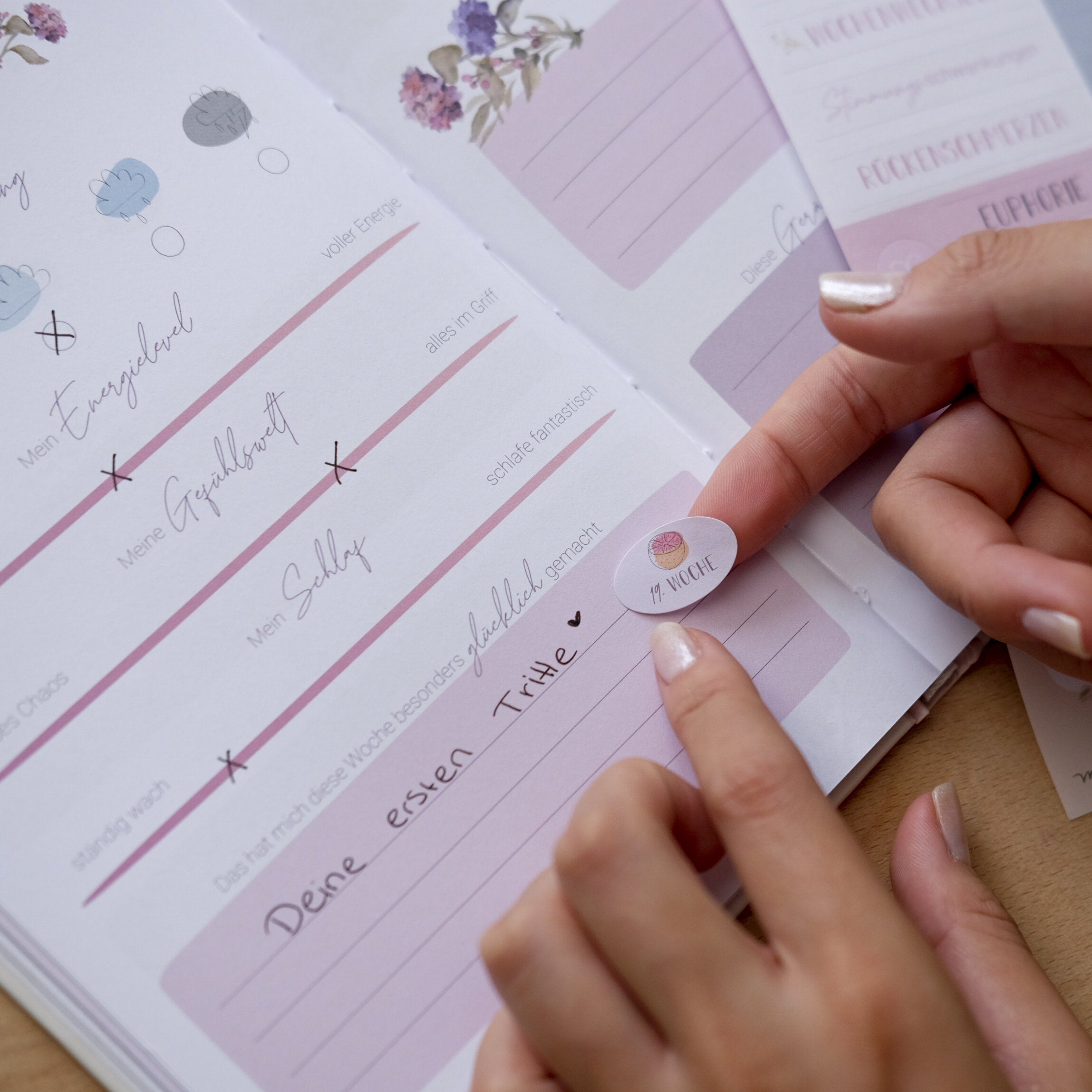 Geschenk Schwangerschaft Rosa