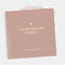 Schwangerschaftstagebuch - Leinen rose