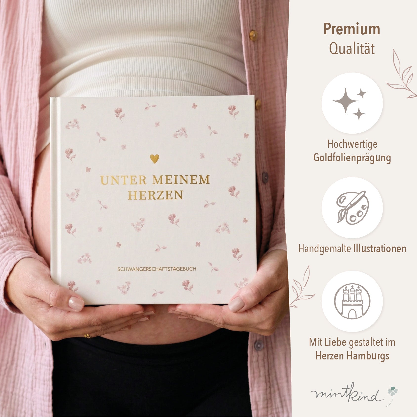 Schwangerschaftstagebuch - Blumen