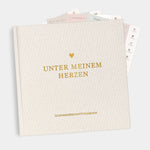 Schwangerschaftstagebuch - Leinen beige