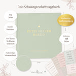 Schwangerschaftstagebuch - Leinen salbei