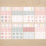Babyalbum Sticker Set Blumen