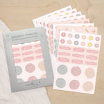 Babyalbum Sticker Set Blumen