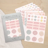 Babyalbum Sticker Set Blumen