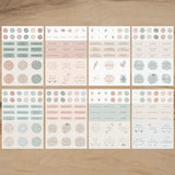 Babyalbum Sticker Set Wald