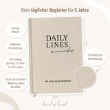 Tagebuch für 5 Jahre Beige