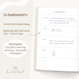 Tagebuch für 5 Jahre Beige