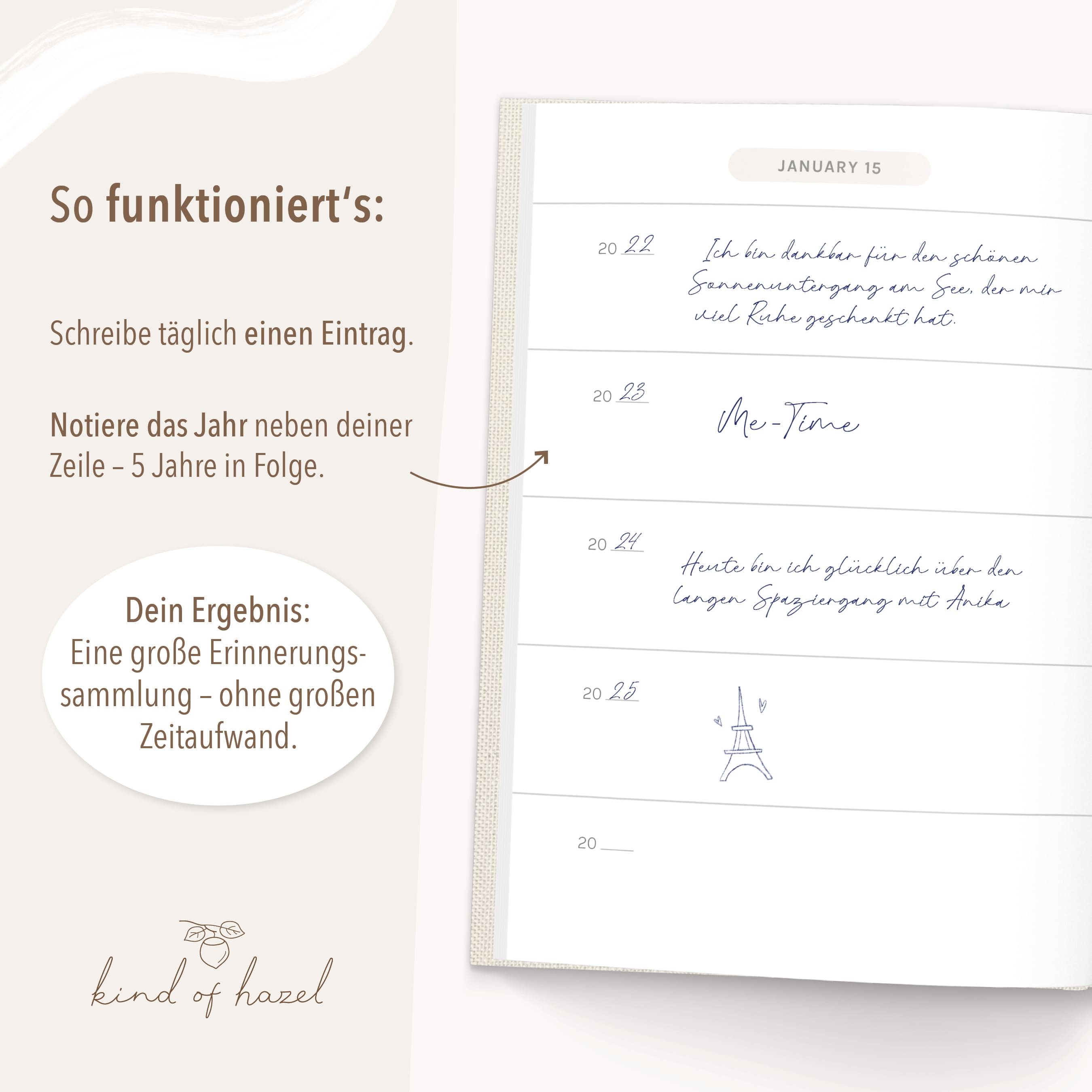 5-Jahres-Tagebuch Salbei