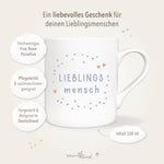 Kaffeebecher Lieblingsmensch zum Verschenken