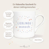 Kaffeebecher Lieblingsmensch zum Verschenken