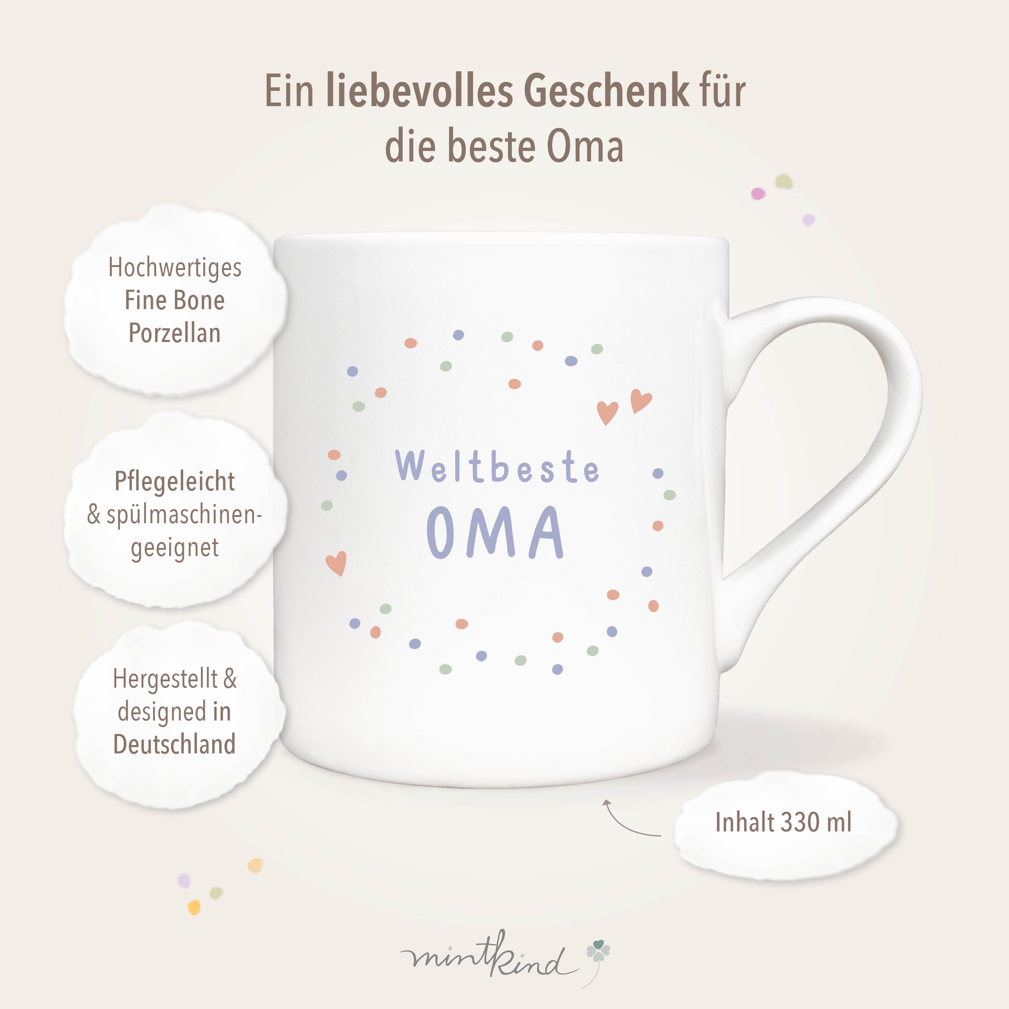 Kaffeebecher weltbeste Oma