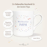 Kaffeebecher weltbester Papa zum Verschenken