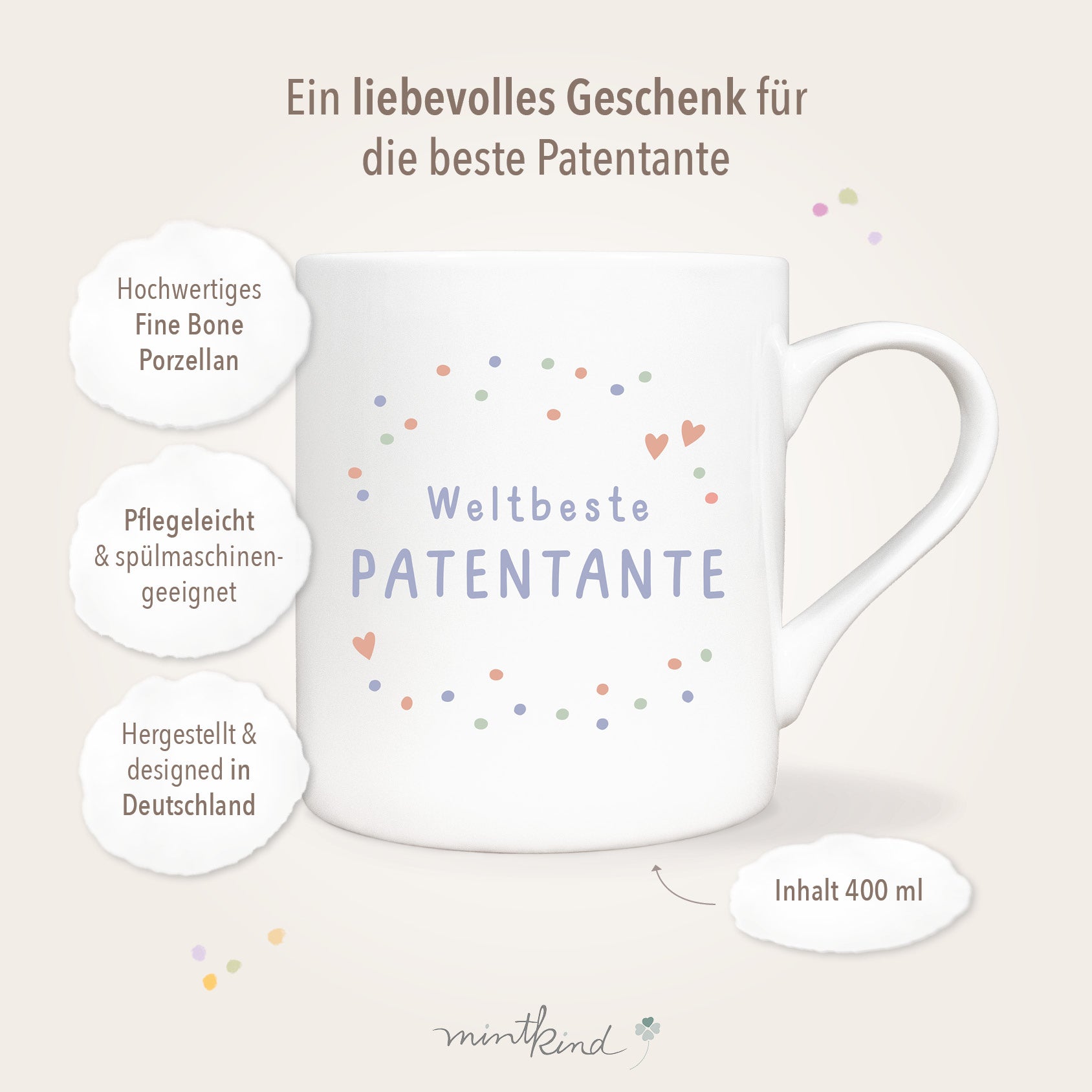 Tasse Patentante zum Verschenken 