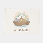 Erinnerungsbuch Taufbuch Arche Beige