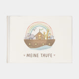 Erinnerungsbuch Taufbuch Arche Beige