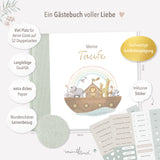Gästebuch zur Taufe arche salbei