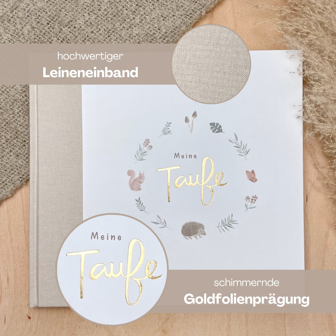 Gästebuch zur Taufe  Salbei