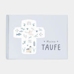 Erinnerungsbuch Taufbuch blau