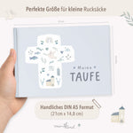 Erinnerungsbuch Taufbuch blau