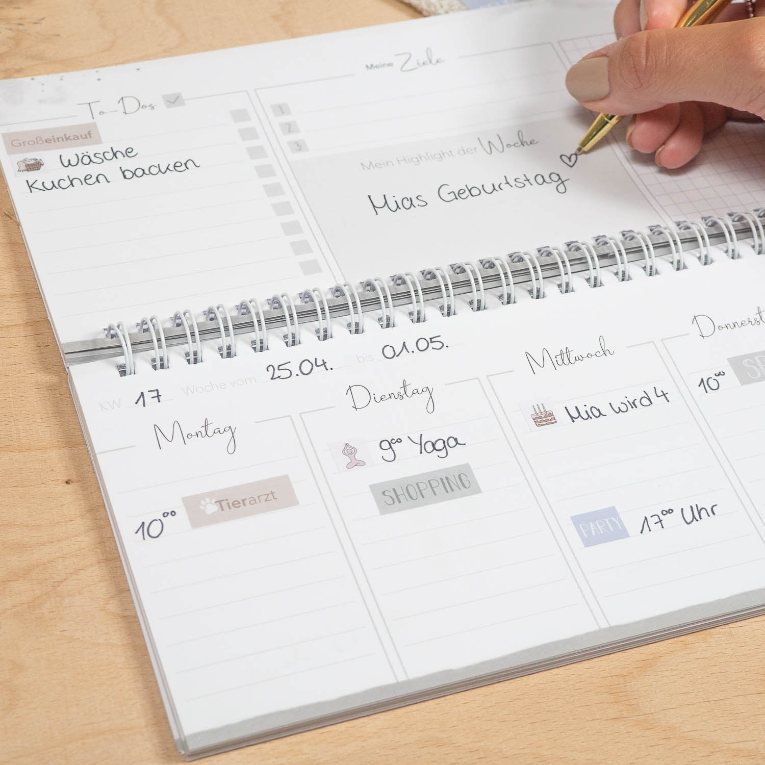 Tischkalender Wochenplaner