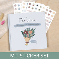 Geschenk Familie mit sticker