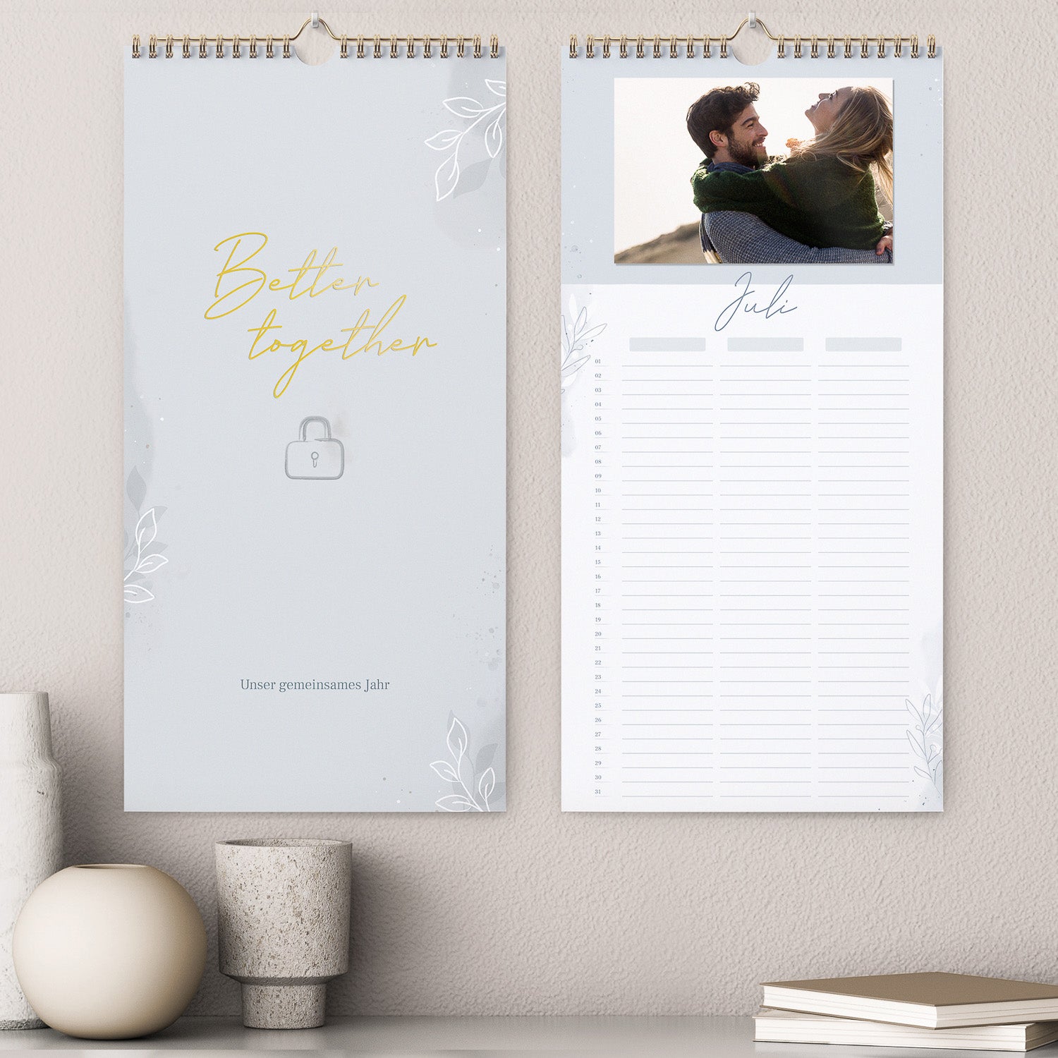 Wandkalender für zwei