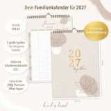 kind of hazel Familienkalender 2027