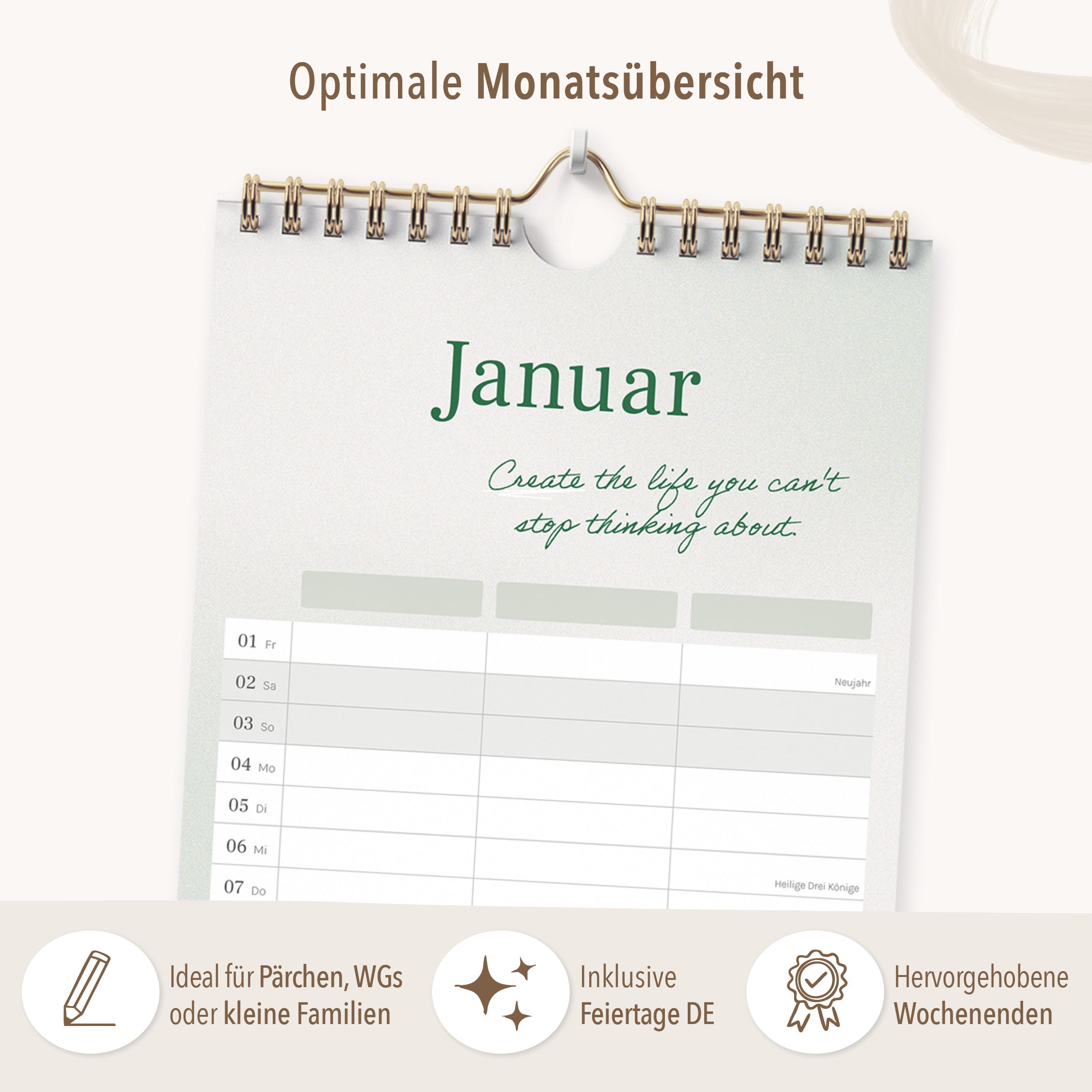 Wandkalender 2027 Leo