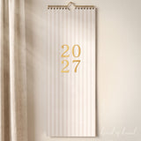 Wandkalender 2027 Streifen