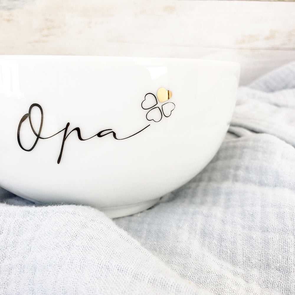 Porzellan Schüssel Opa