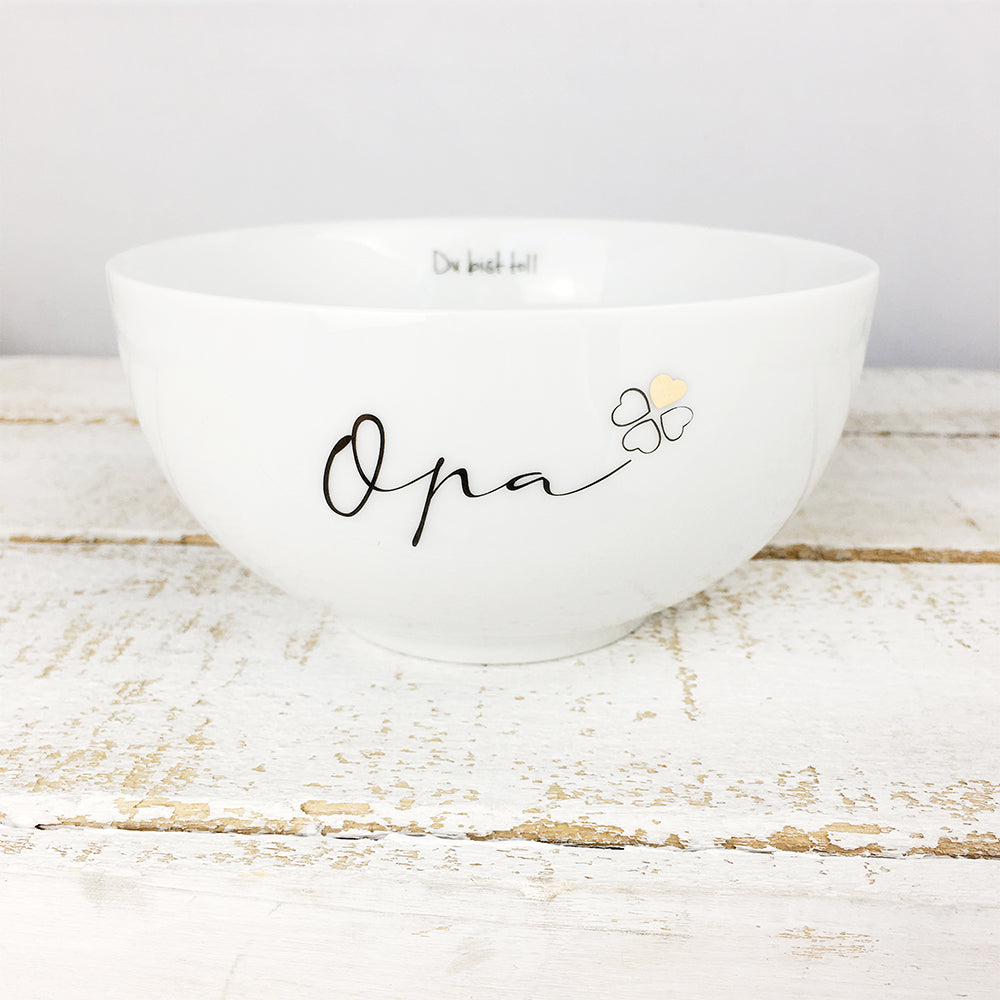 Porzellan Schüssel Opa