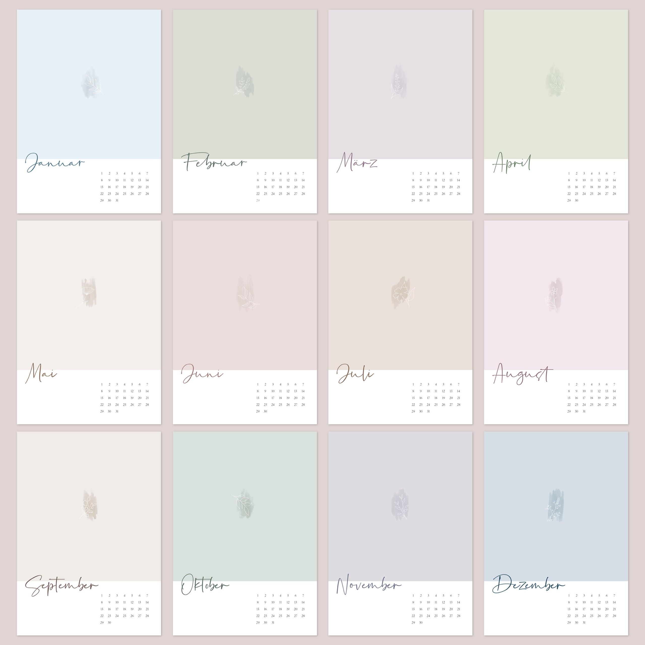 kind of hazel Bastelkalender