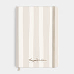 Notebook Streifen Beige